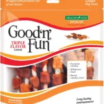 Good 'n' Fun Triple Flavor Kabobs Chicken, Duck & Chicken Liver Dog Chews